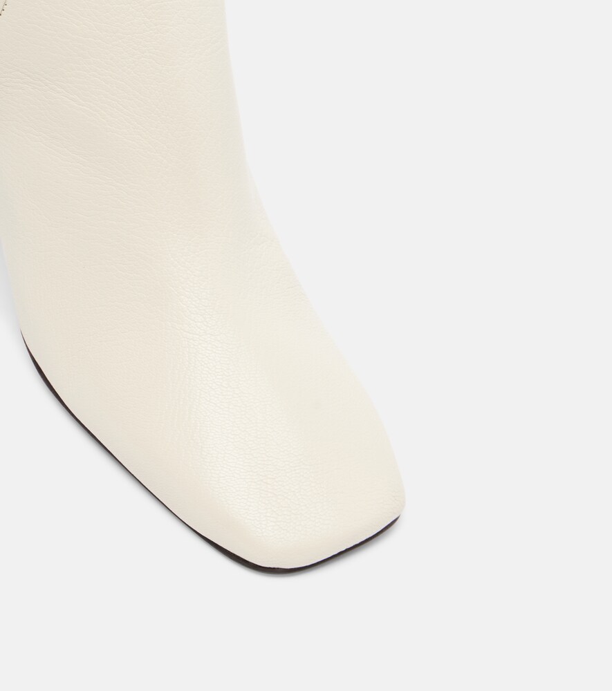  Lemaire Lemaire D'orsay 80 Leather Pumps 