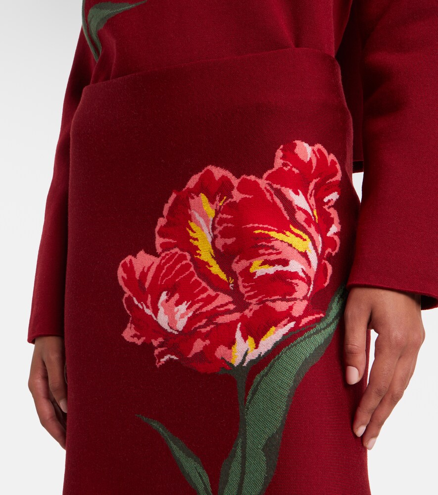  Carolina Herrera Carolina Herrera Midirock Aus Jacquard 