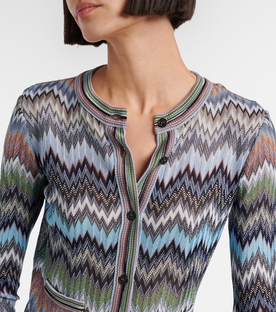Missoni Zig Zag Cardigan In Multi
