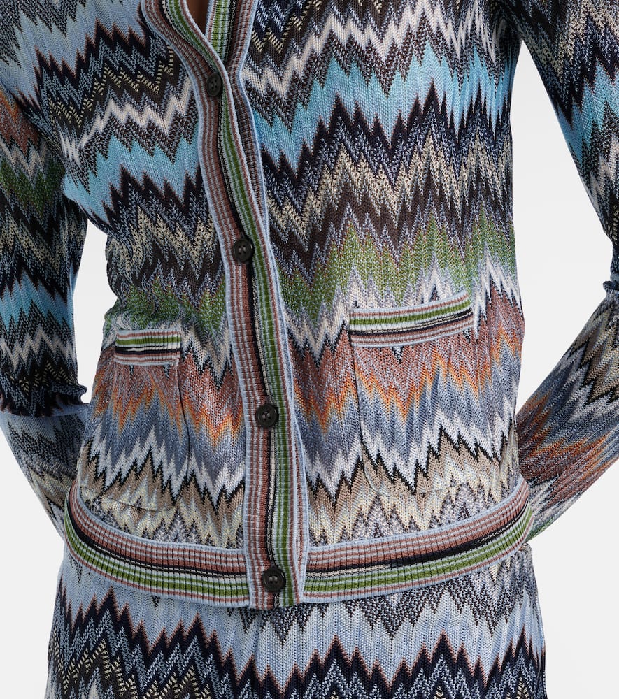 Missoni Zig Zag Cardigan In Multi