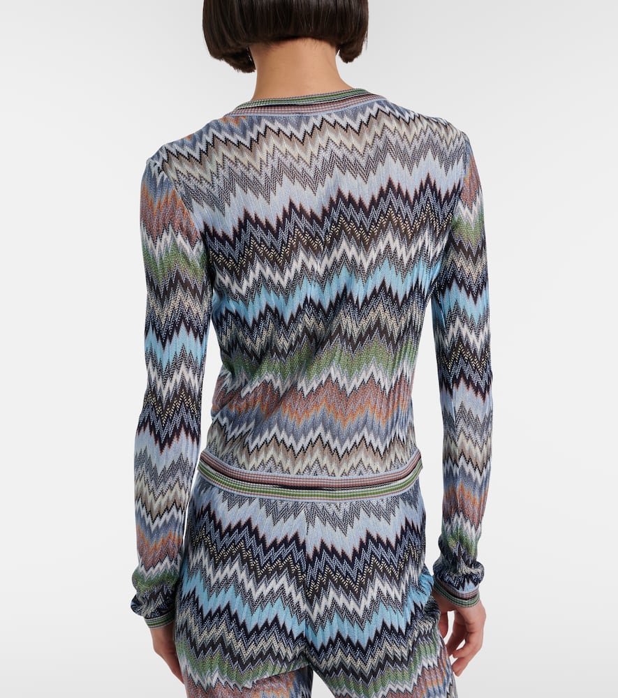 Missoni Zig Zag Cardigan In Multi