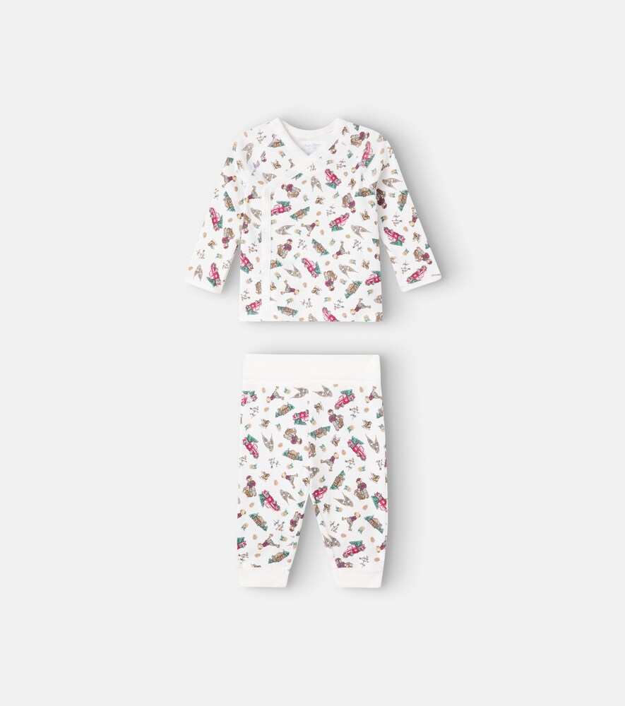 Polo Ralph Lauren Kids Baby Polo Bear printed cotton gift set