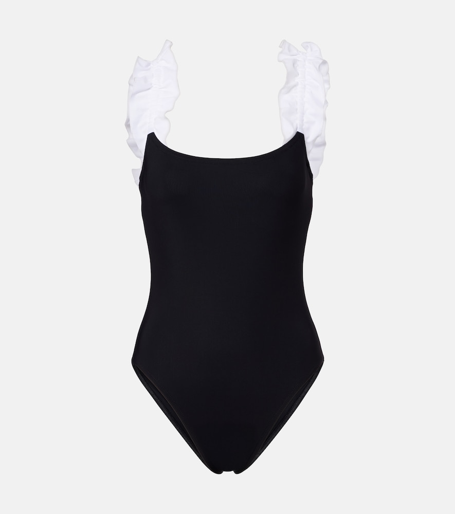 Karla Colletto Evie ruffled swimsuit