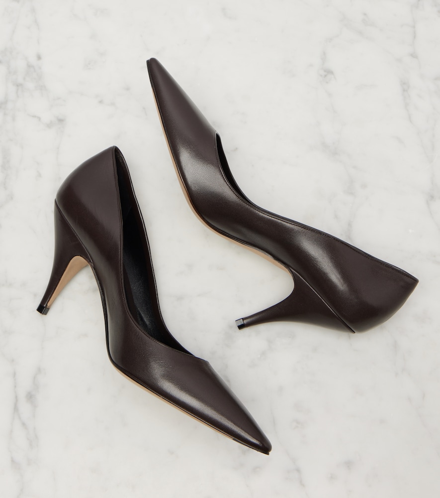  The Row The Row Liisa 80 Leather Pumps 