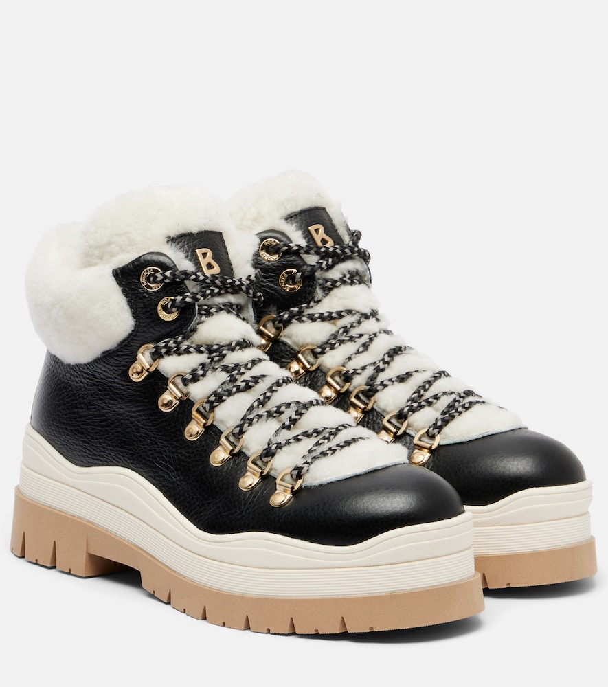 Bogner Bottines Arosa en cuir et shearling 450 €
