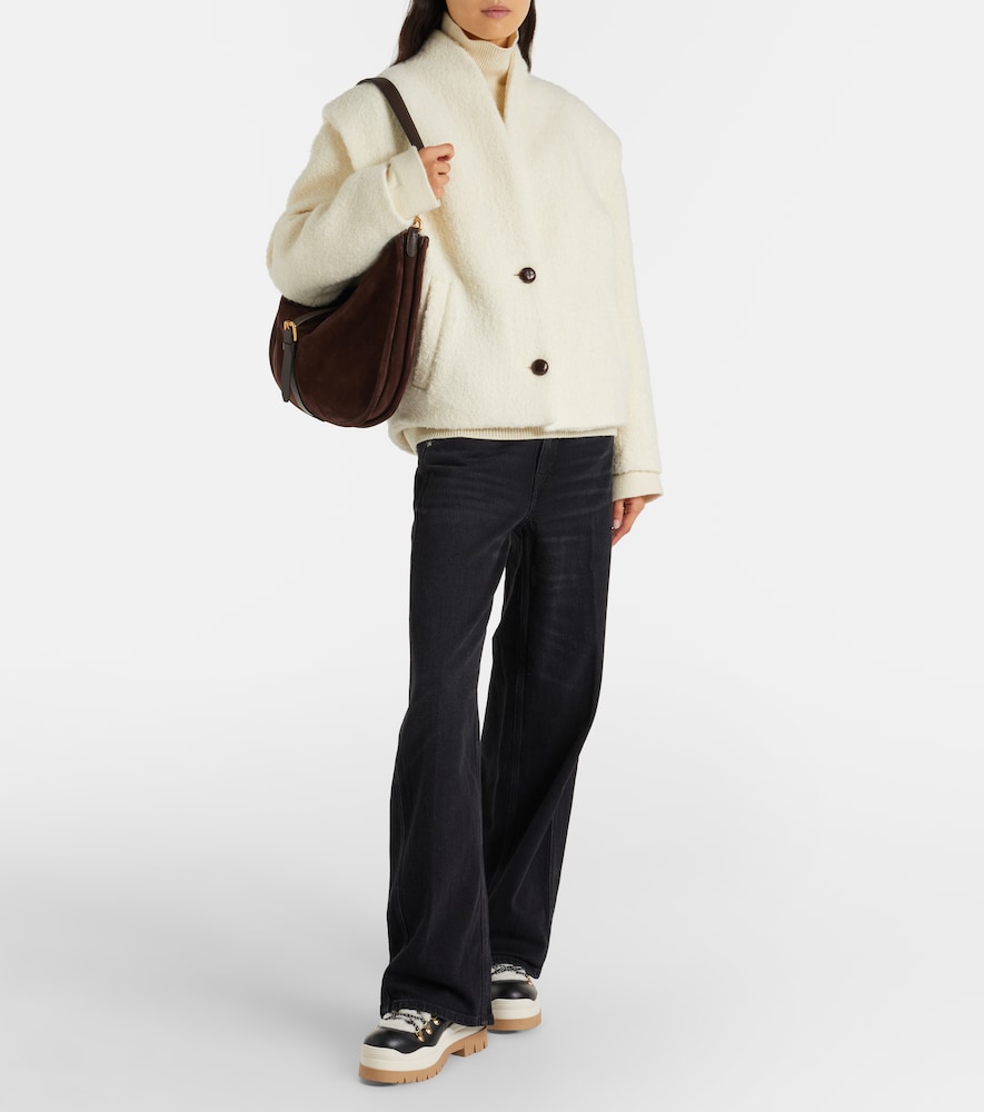 Arosa Shearling-Lined Leather Lace-Up Boots