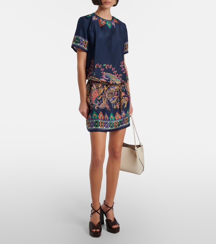  Etro Etro Minikleid Aus Seide 