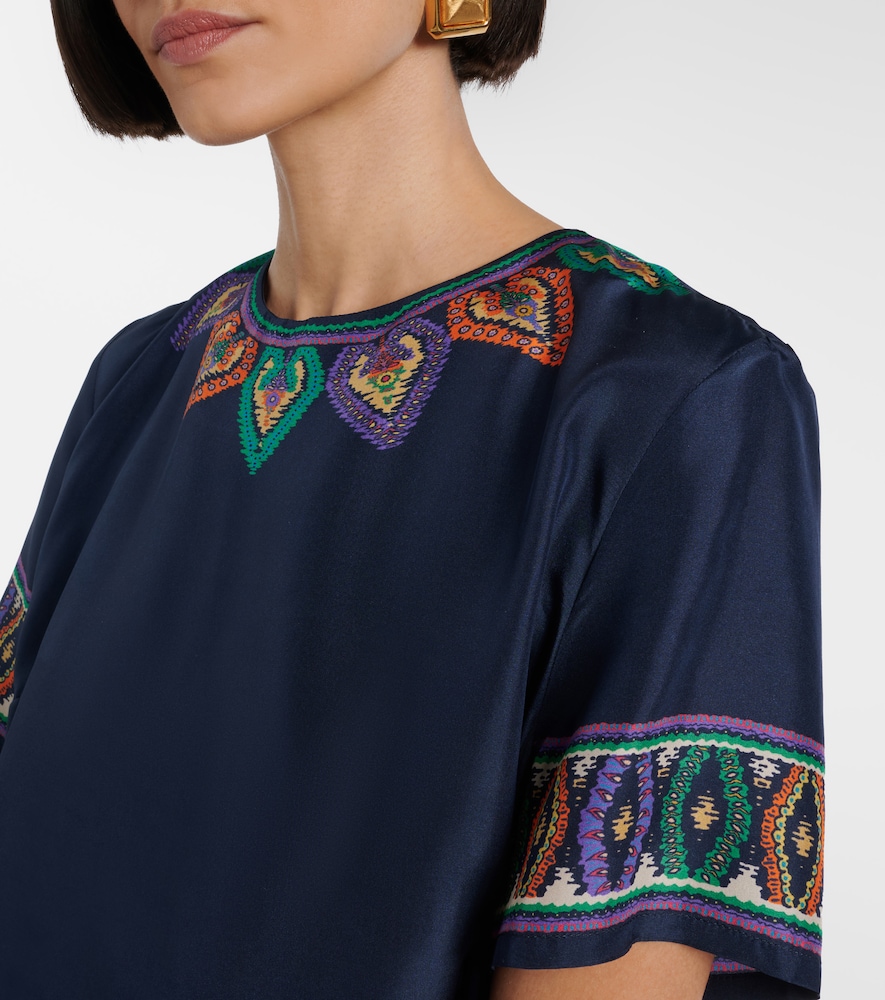  Etro Etro Minikleid Aus Seide 