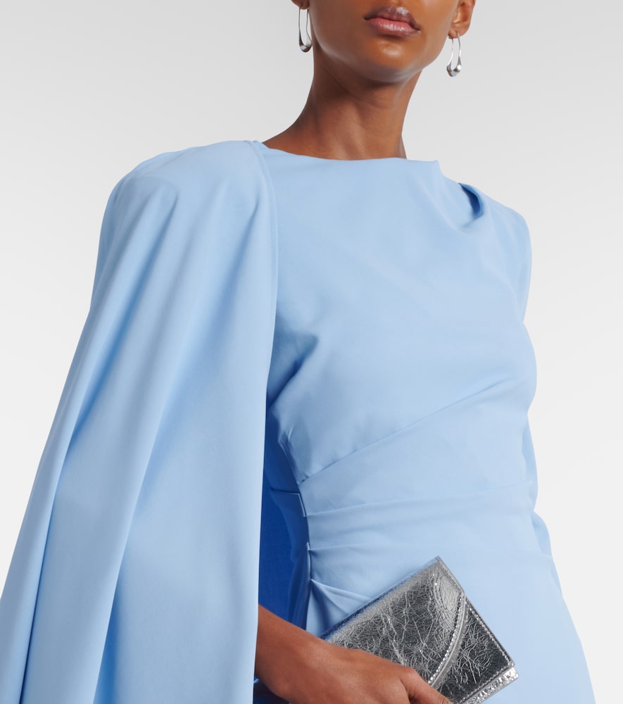  Rachel Gilbert Rachel Gilbert Dion Caped Draped Gown 