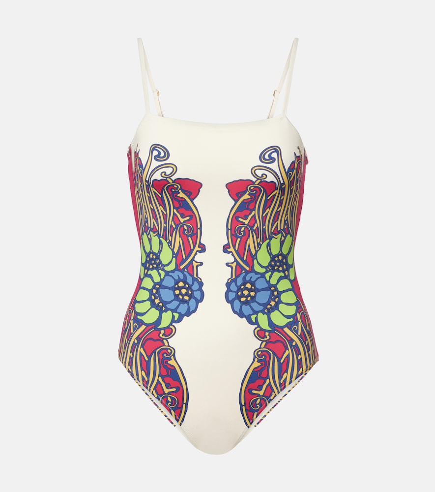 La Doublej Women's Multicoloured Elle Printed Swimsuit UK Size 8 - Mytheresa