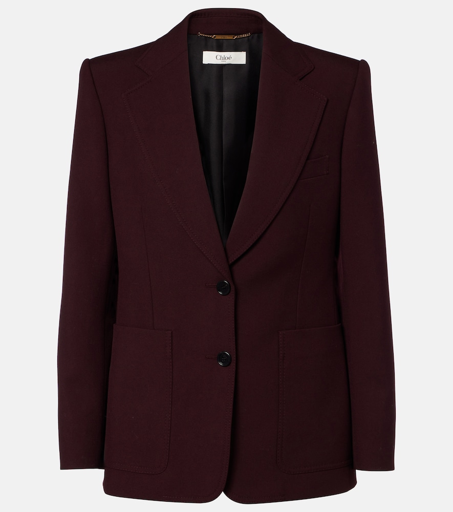 Chloe Chloé Wool gabardine blazer