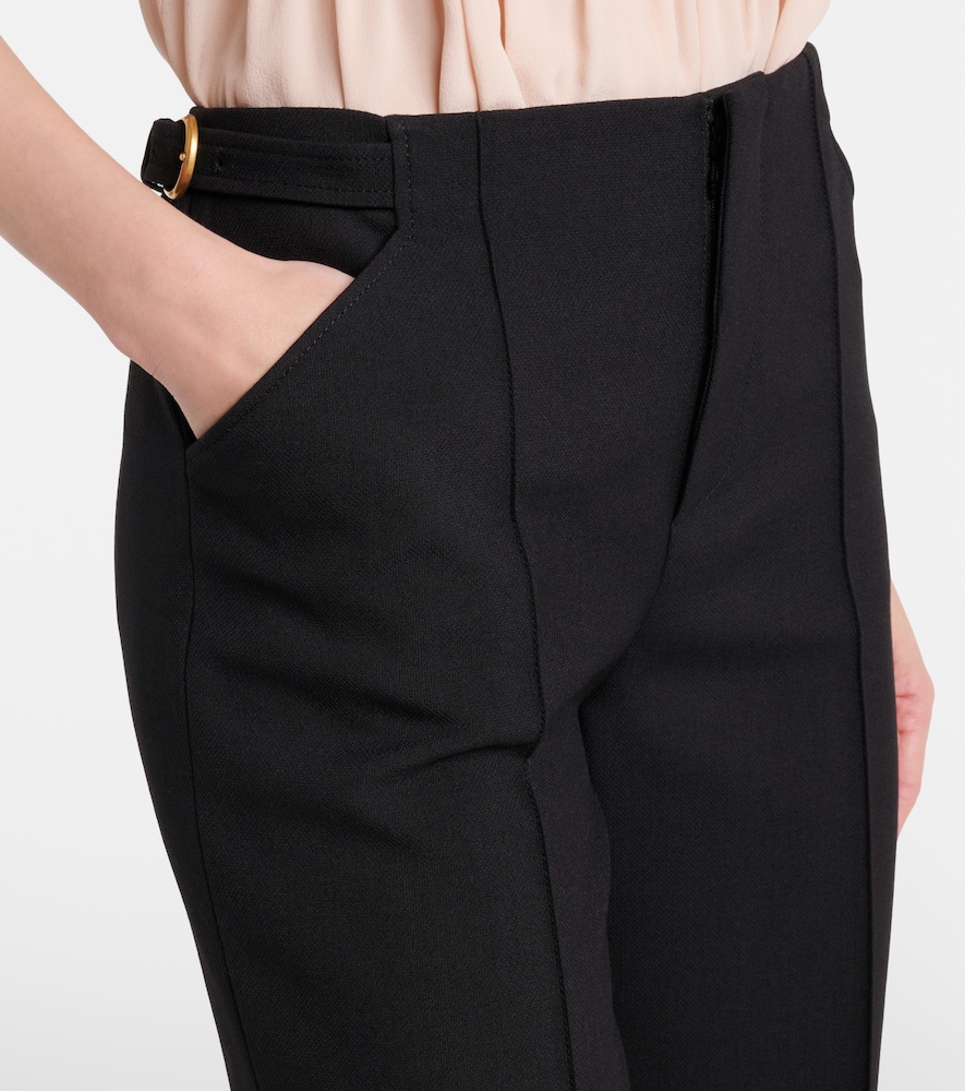  Chloe Chloé Caprihose Aus Schurwoll-crêpe 
