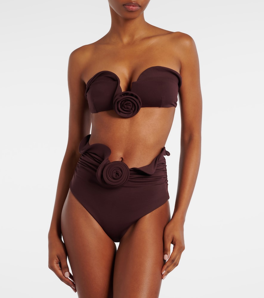 Magda Butrym Floral-appliqué bikini bottoms