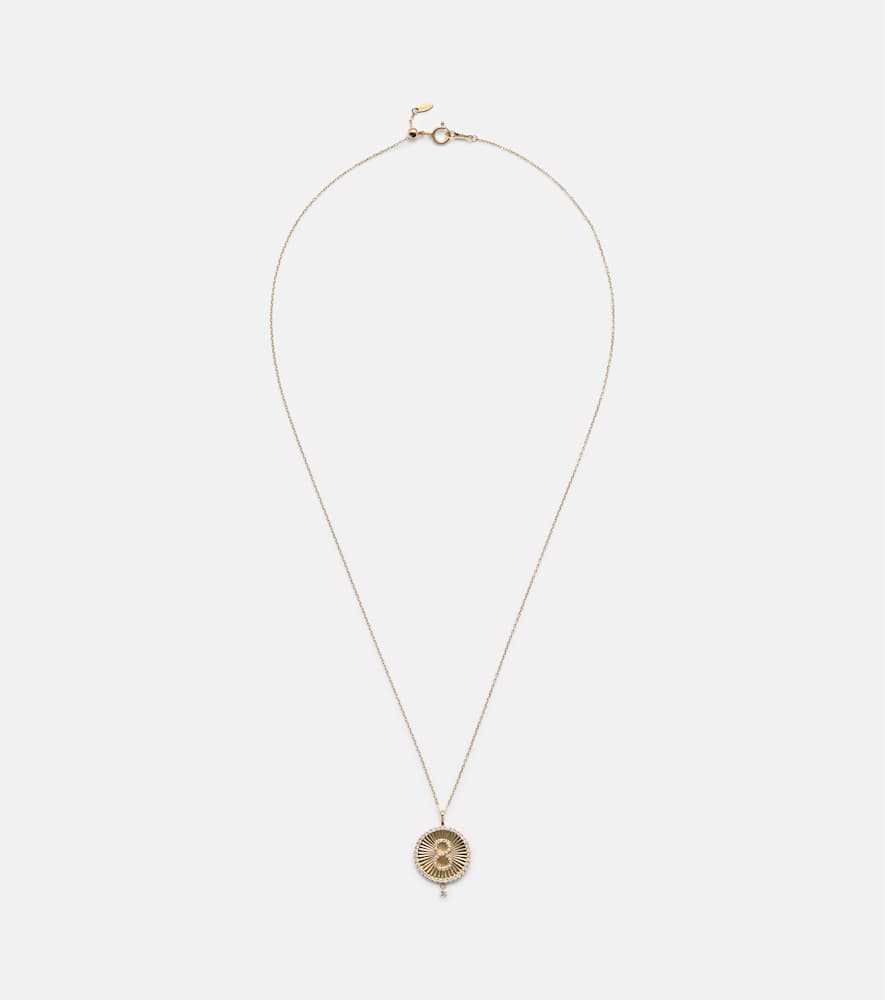 Persée Lucky Charm Eight 18kt Gold Necklace With Diamonds