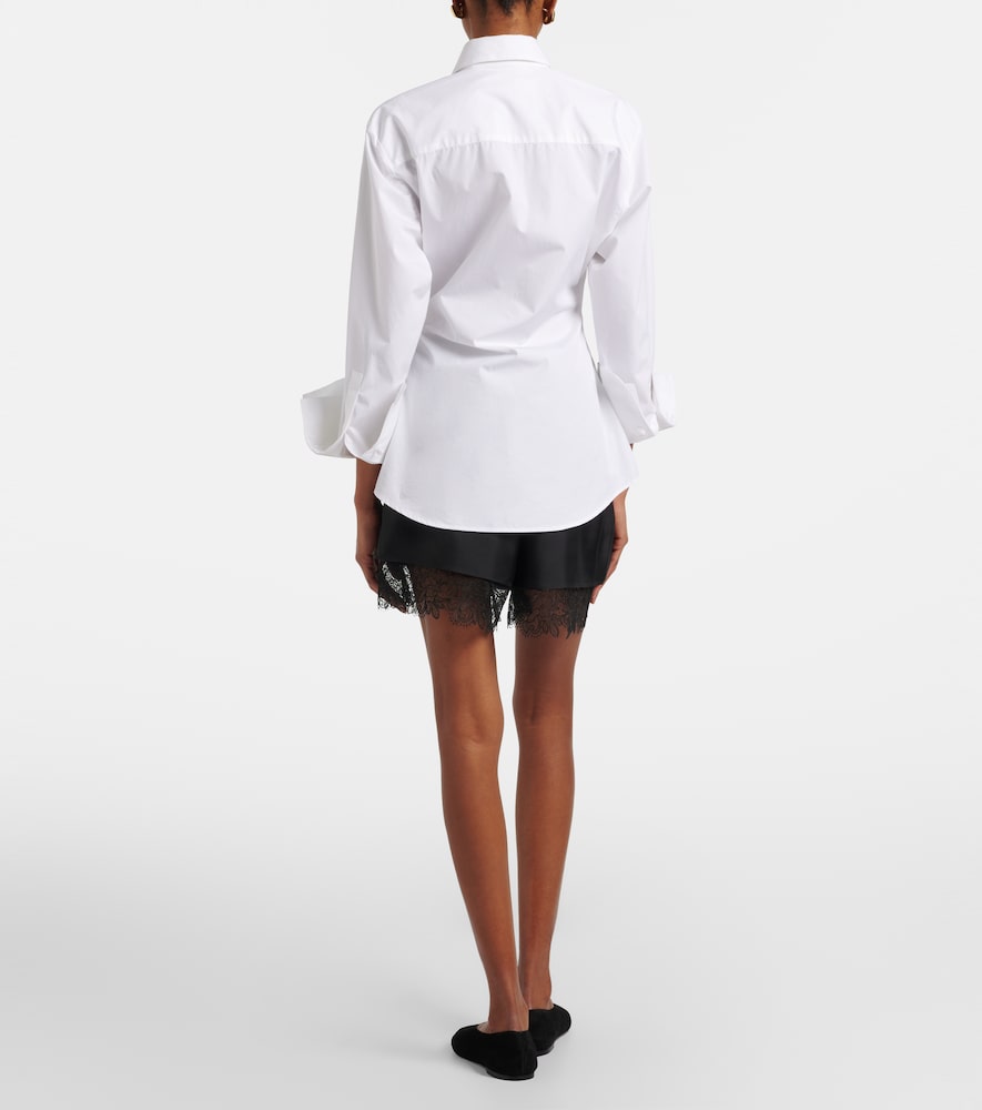  Rohe Rohe Lace-trimmed Silk Shorts 
