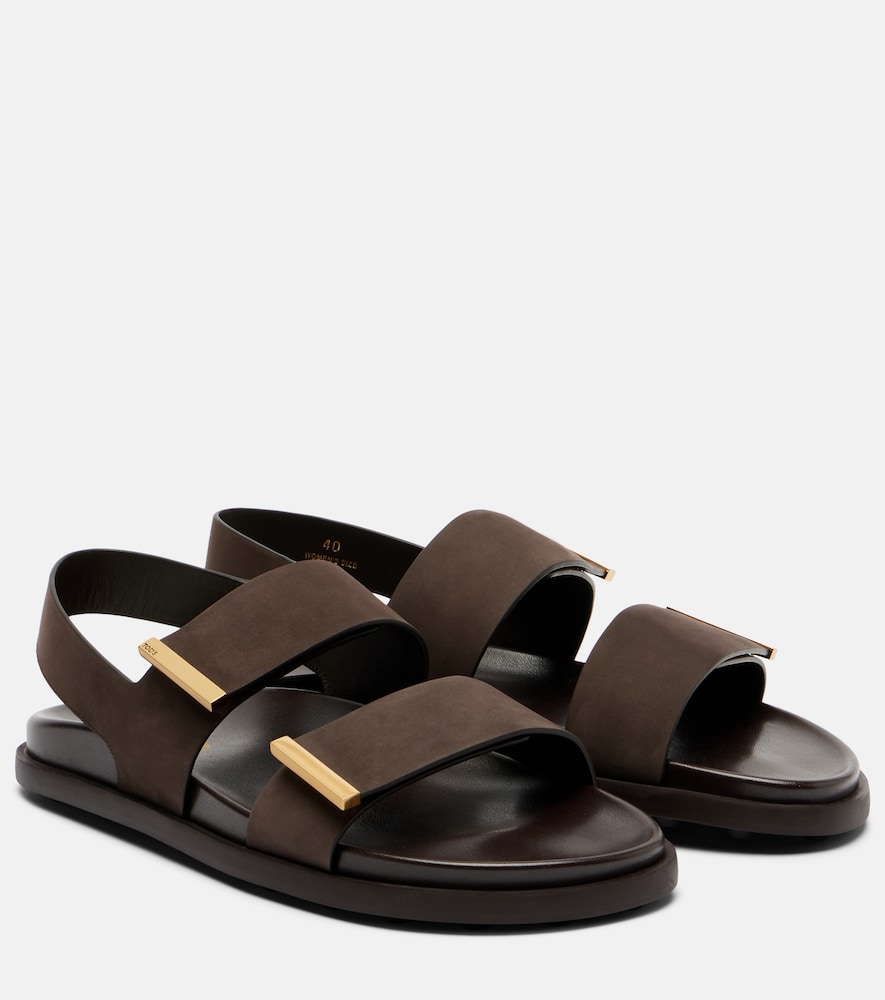 Tod's Suede slingback sandals