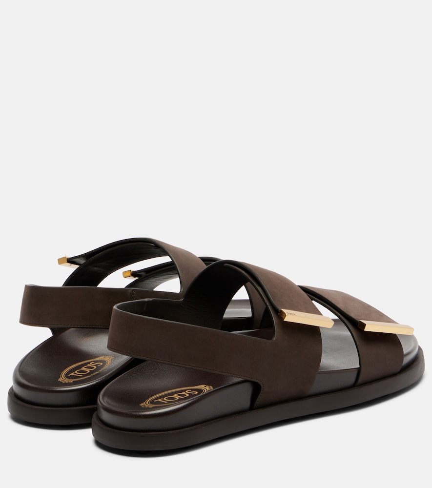  Tod's Tod's Suede Slingback Sandals 