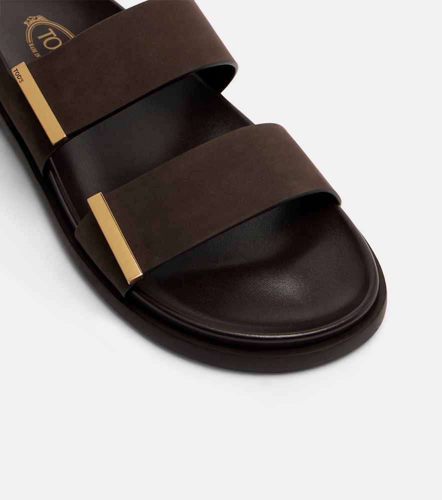  Tod's Tod's Suede Slingback Sandals 