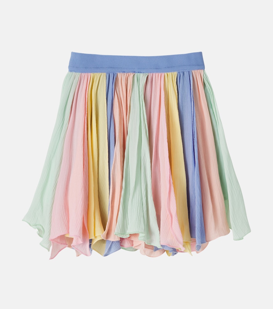  Stella Mccartney Kids Stella Mccartney Kids Printed Chiffon Skirt 