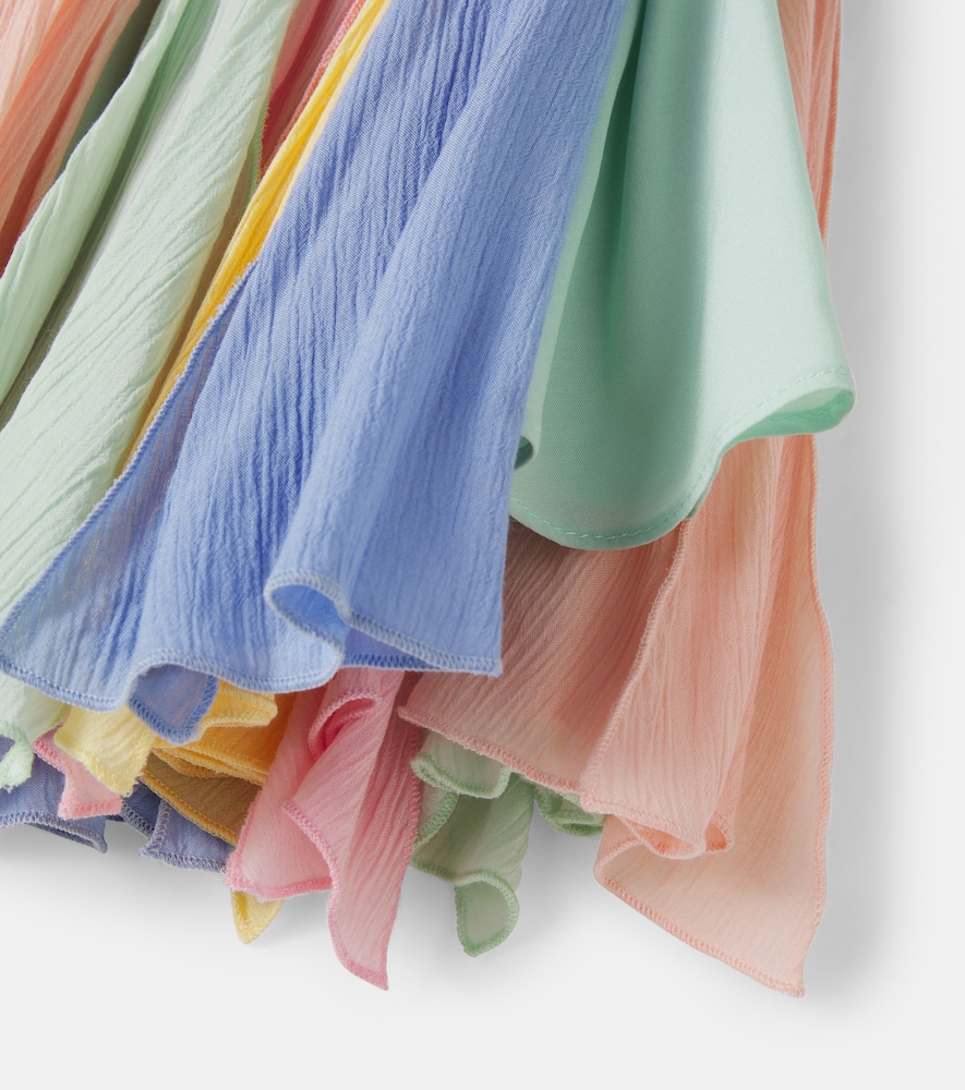  Stella Mccartney Kids Stella Mccartney Kids Printed Chiffon Skirt 