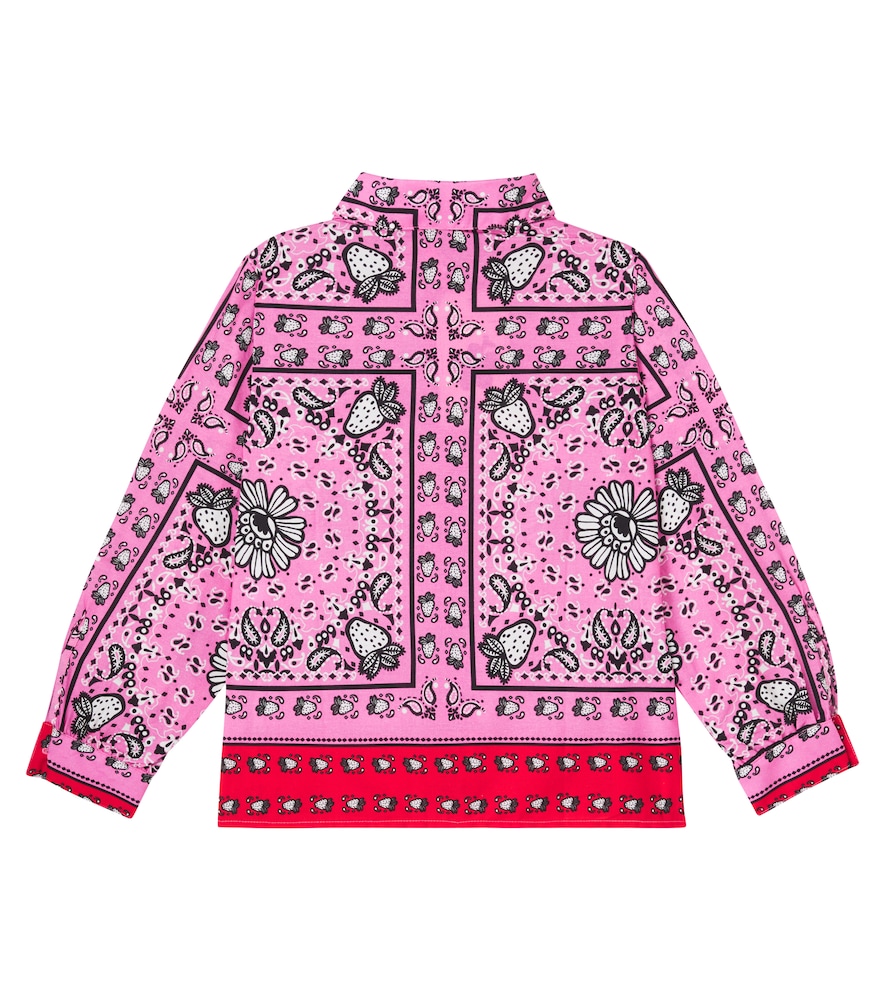  Fabula Fã¡bula Morango Bandana Cotton Shirt 