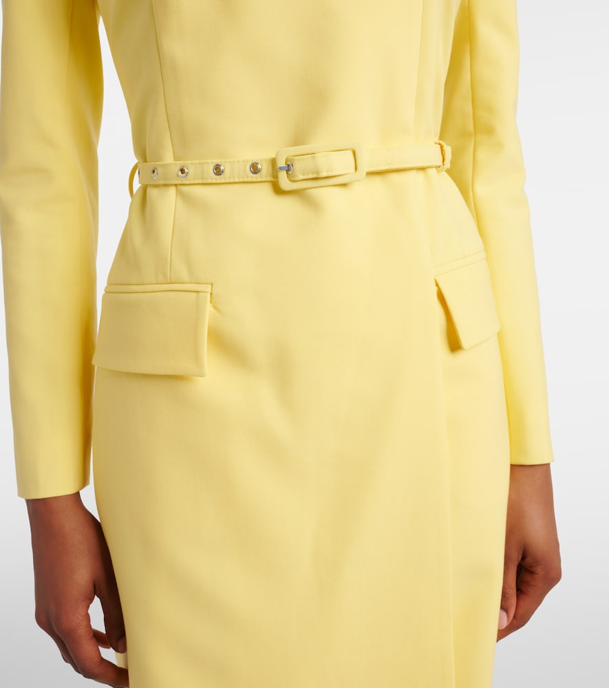  Emilia Wickstead Emilia Wickstead Midikleid Kalonice Aus Crêpe 