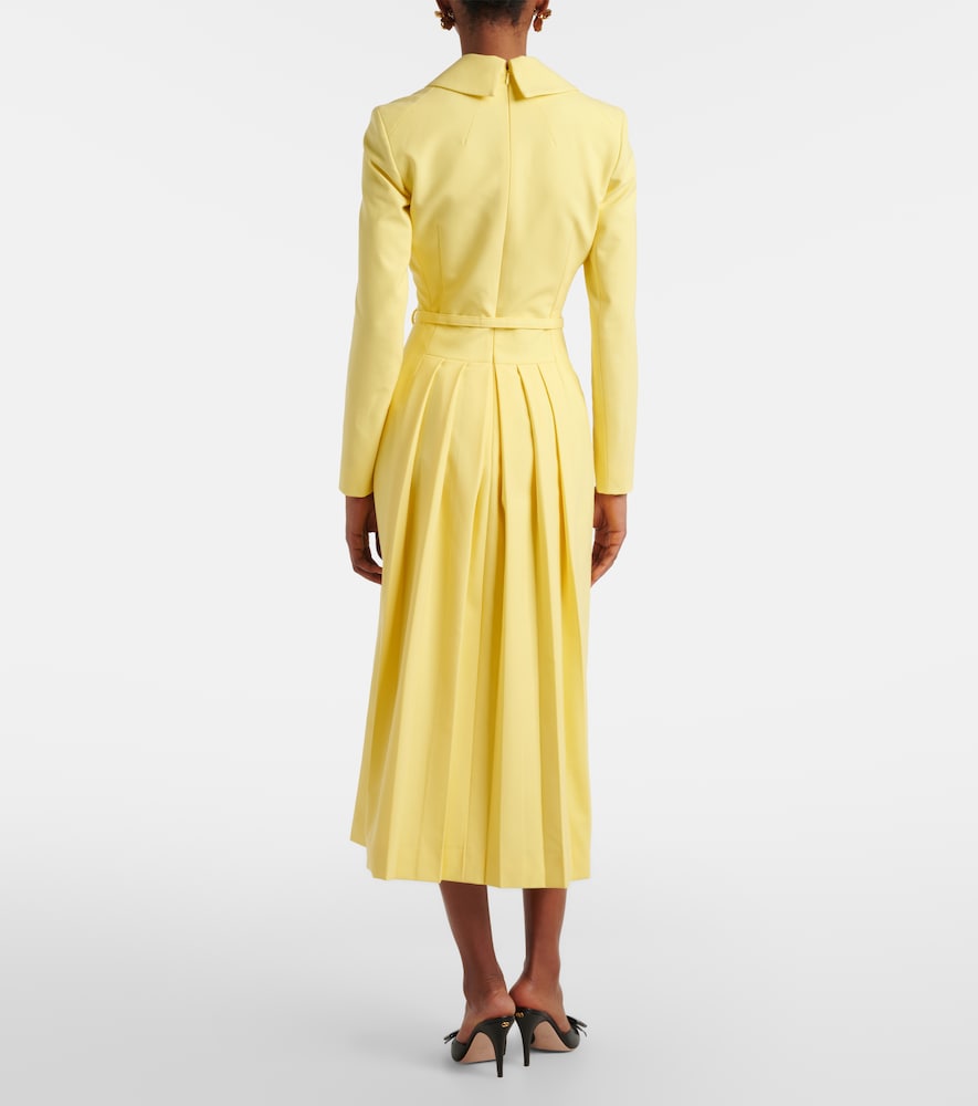  Emilia Wickstead Emilia Wickstead Midikleid Kalonice Aus Crêpe 