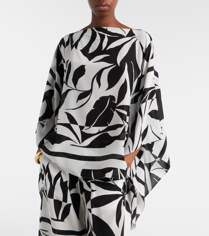  Max Mara Max Mara Ambuto Printed Silk Blouse 