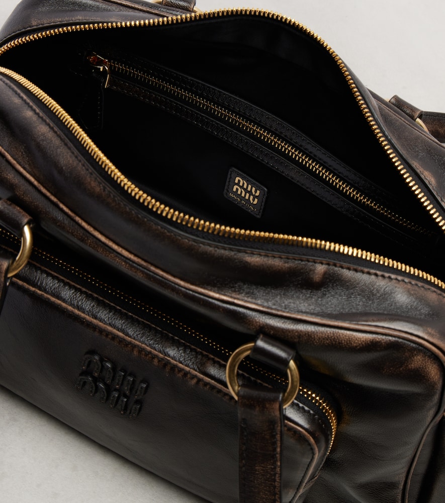  Miu Miu Miu Miu Bolso Al Hombro Pocket De Piel 