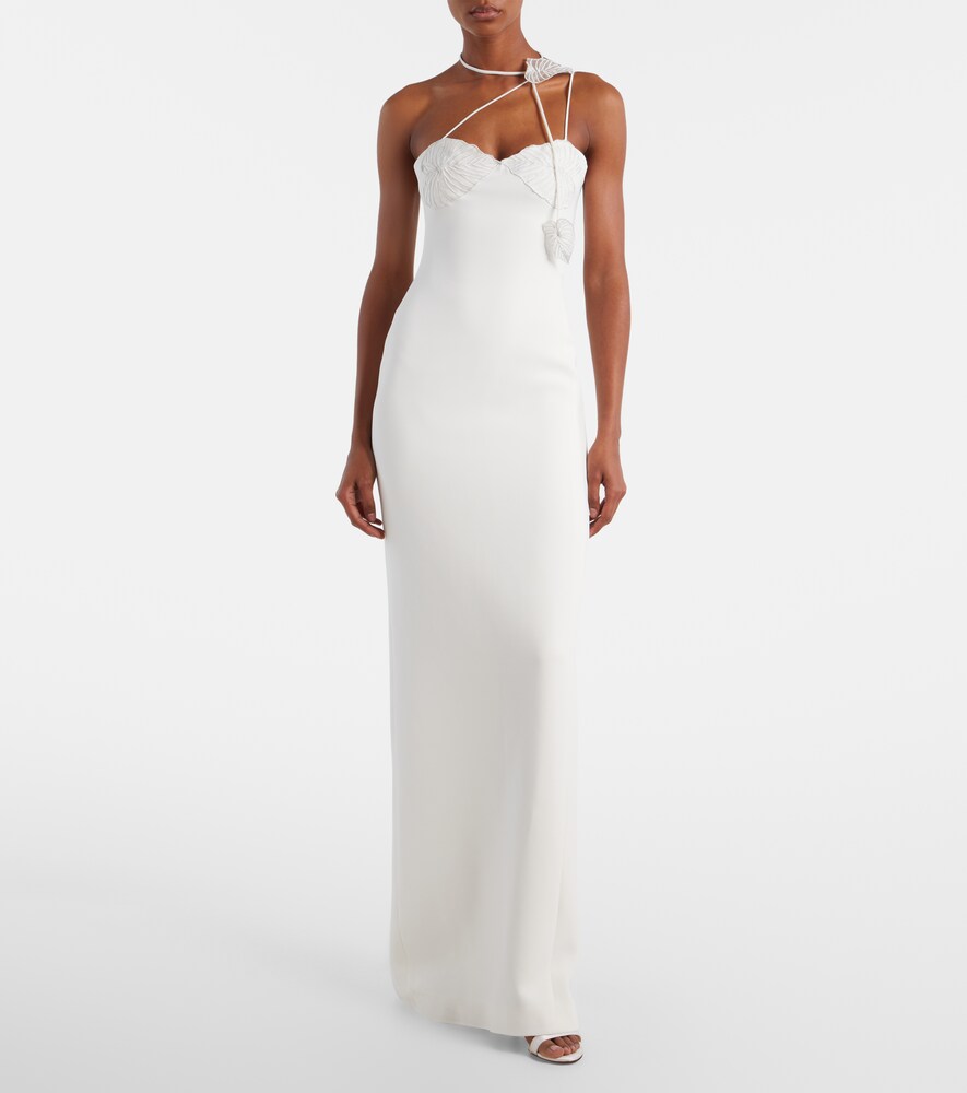  David Koma David Koma Bestickte Robe 