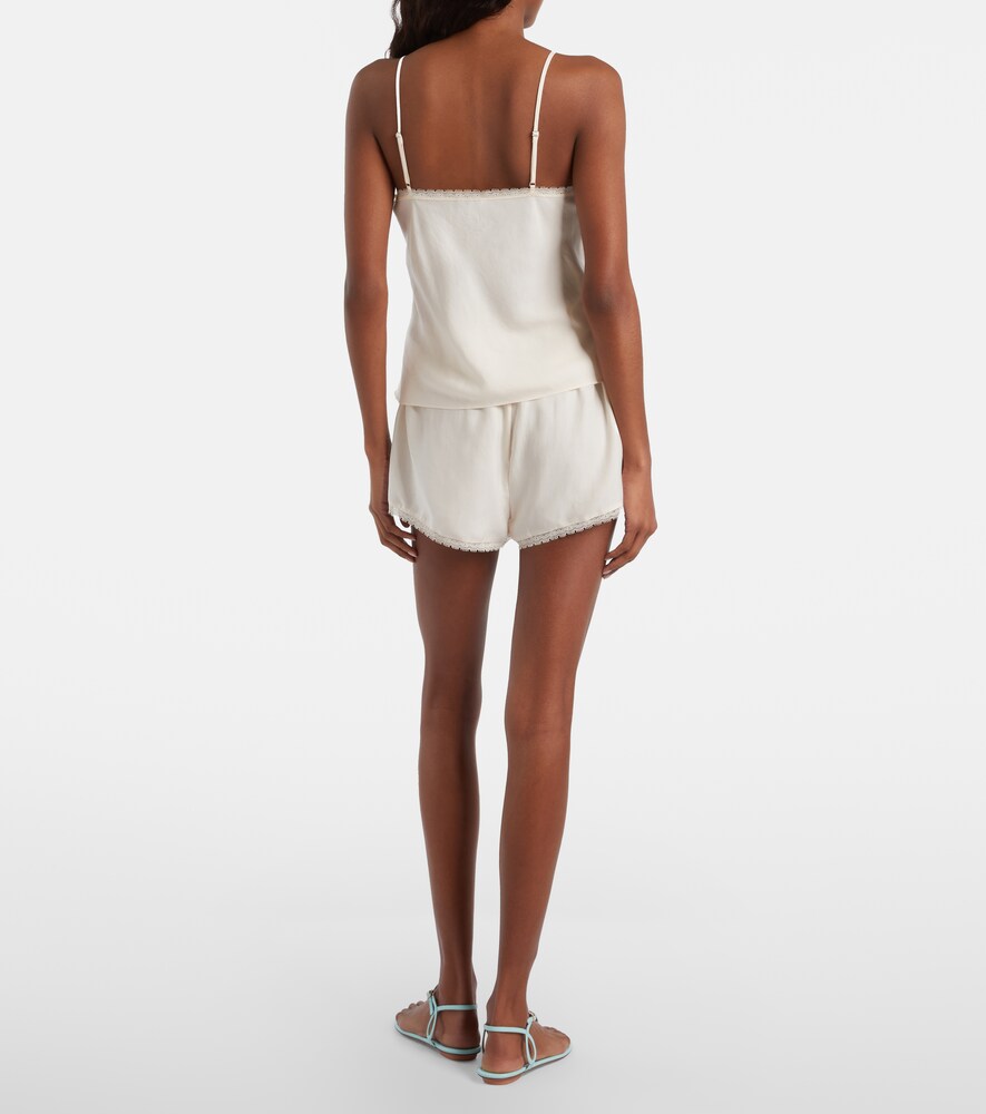  Posse Posse Shorts Perla Con Encaje 