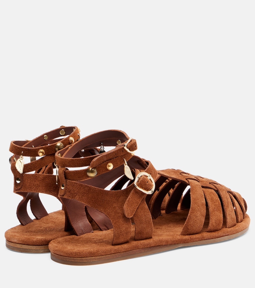 Karina Suede Fisherman Sandals