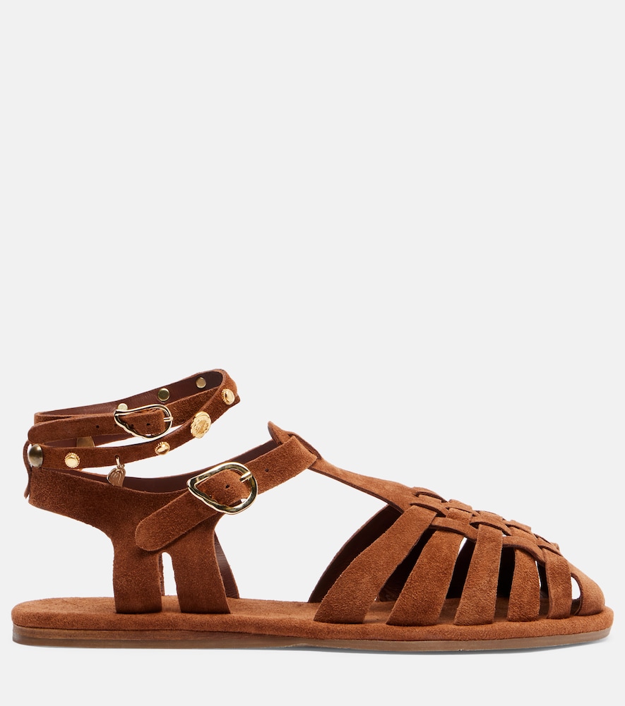 Karina Suede Fisherman Sandals