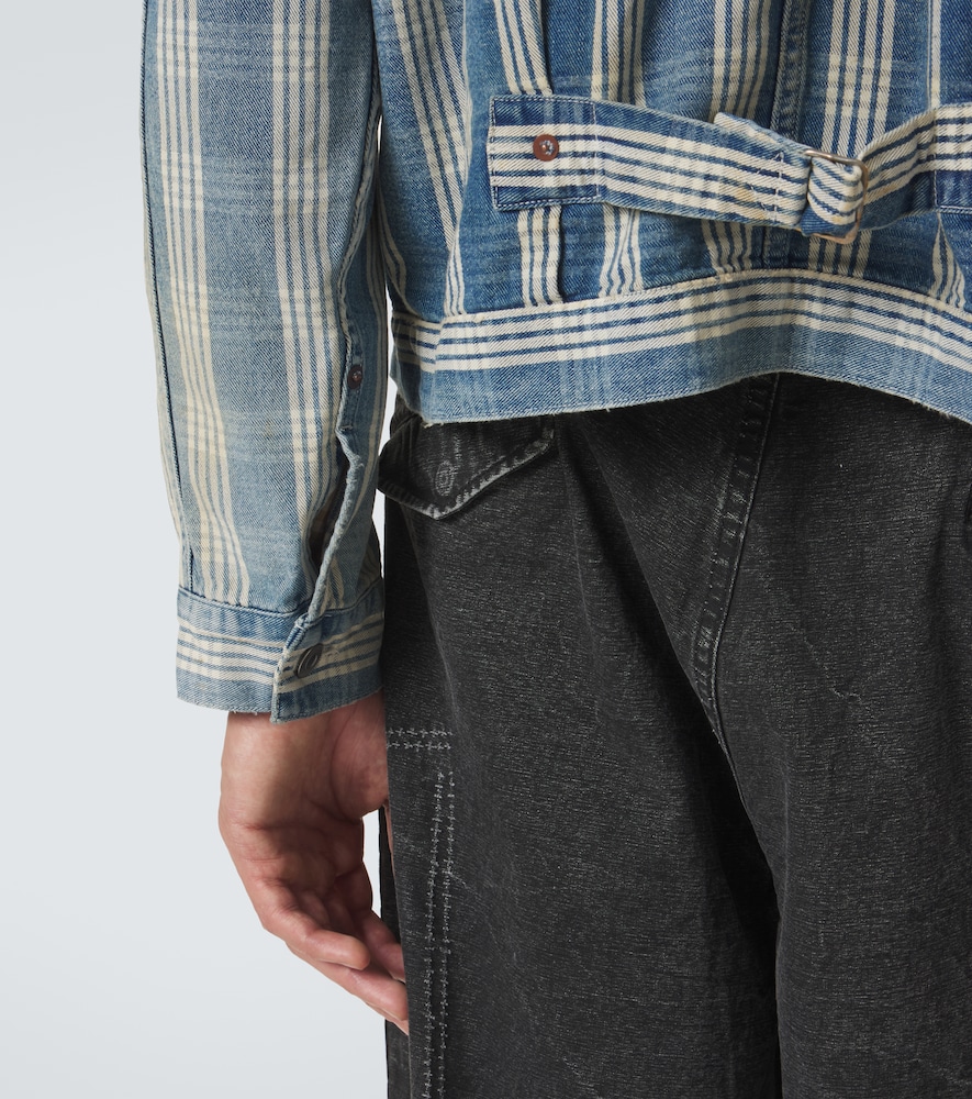 No.213 Checked Denim Jacket