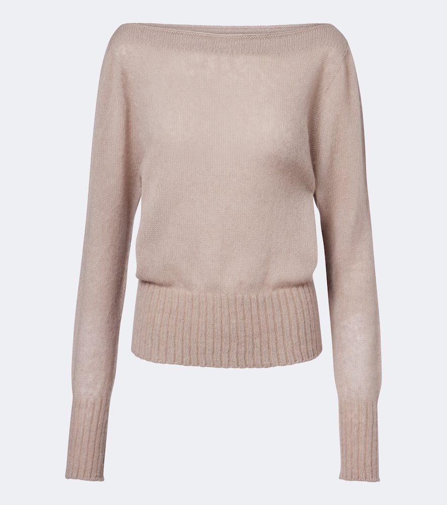 Tom Ford Women's Beige Cashmere And Silk-Blend Sweater UK Size 6 - Mytheresa