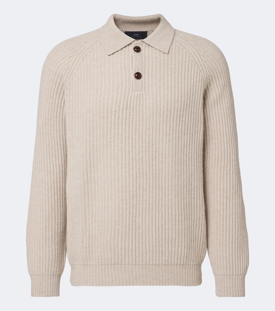Mr Darius Cashmere Polo Sweater