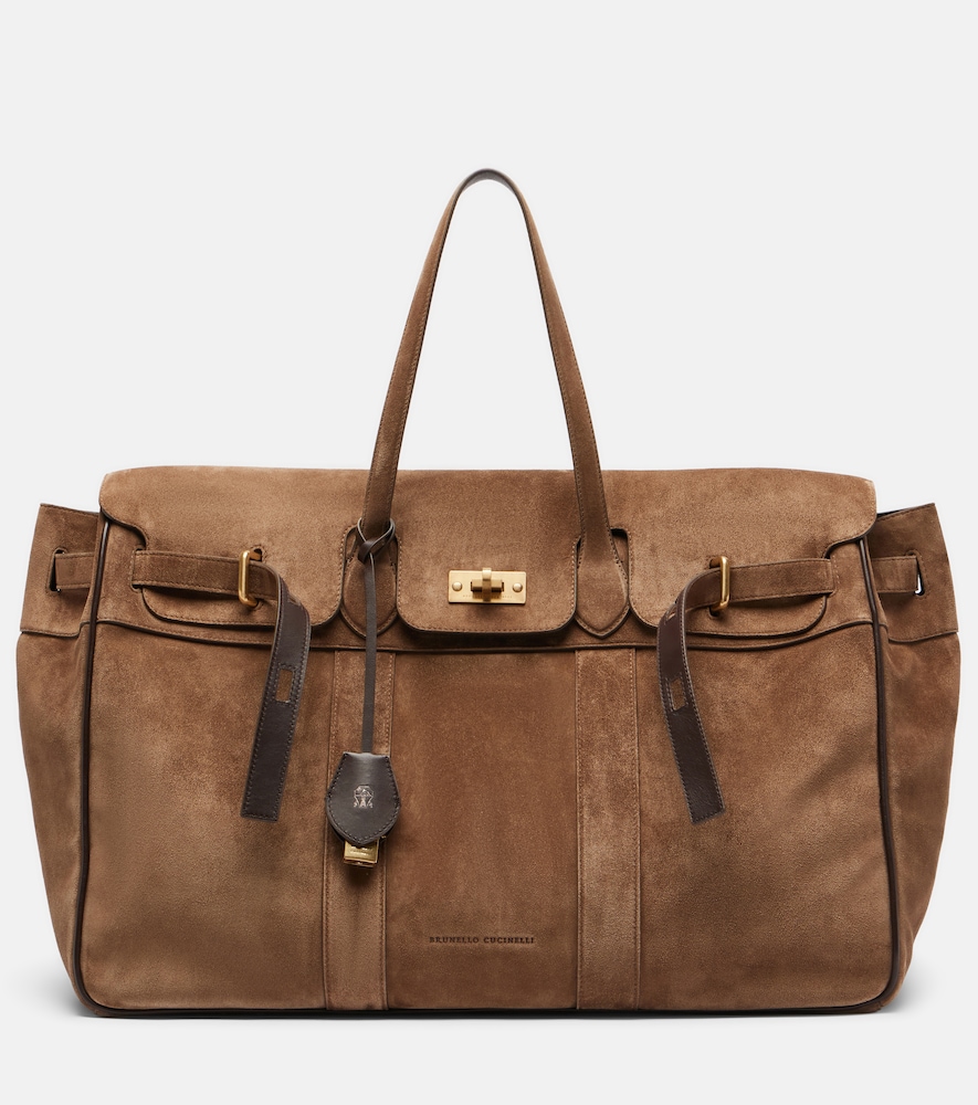 Tote Large aus Veloursleder
