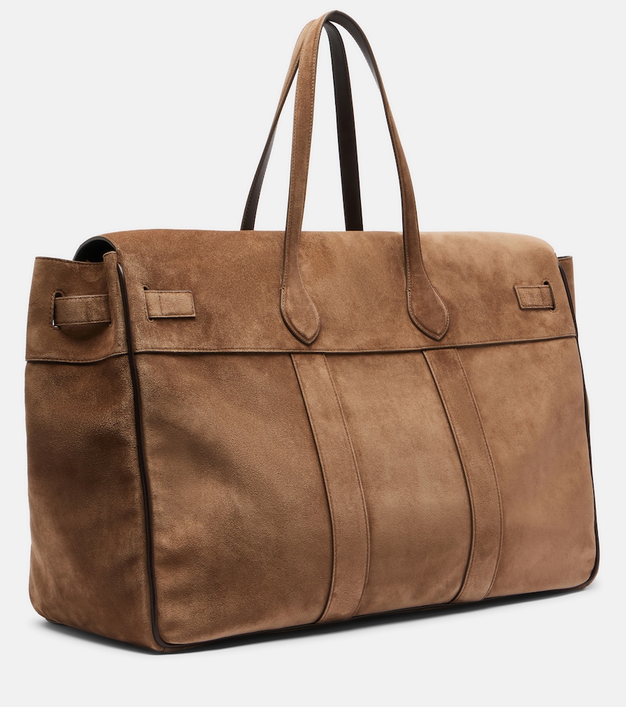 Brunello Cucinelli Large suede tote bag | Thumbnail 3 Brunello Cucinelli Large suede tote bag | Thumbnail 3