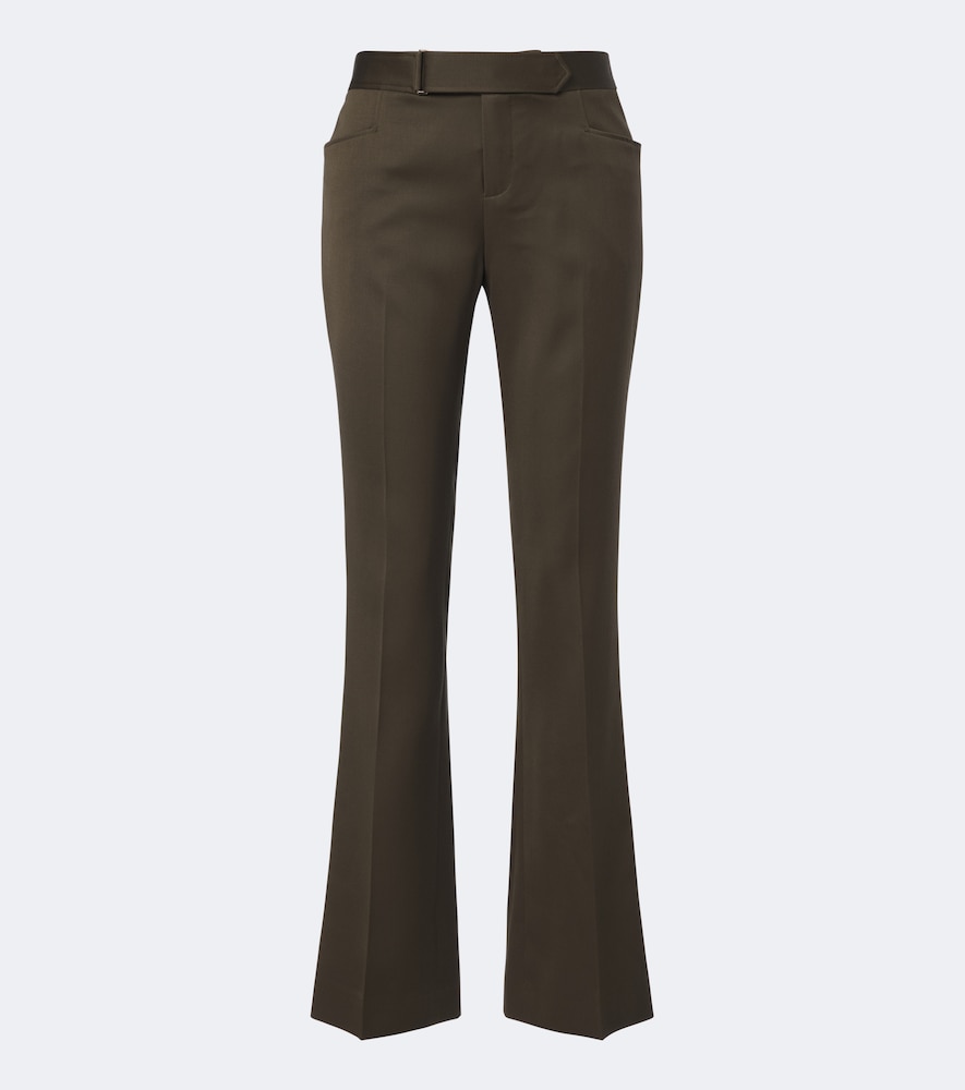 Pantaloni regular in lana vergine