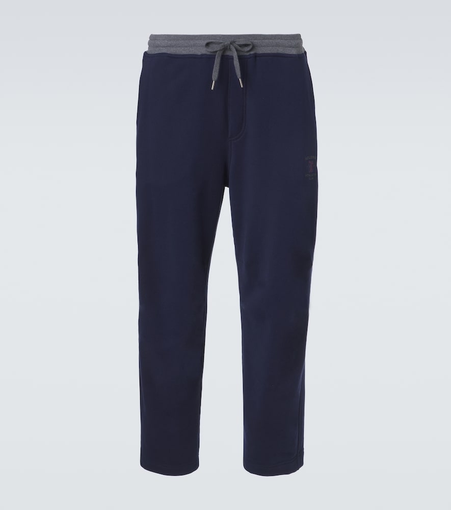 Brunello Cucinelli Men's Blue Cotton Jersey Sweatpants UK Size 44 - Mytheresa