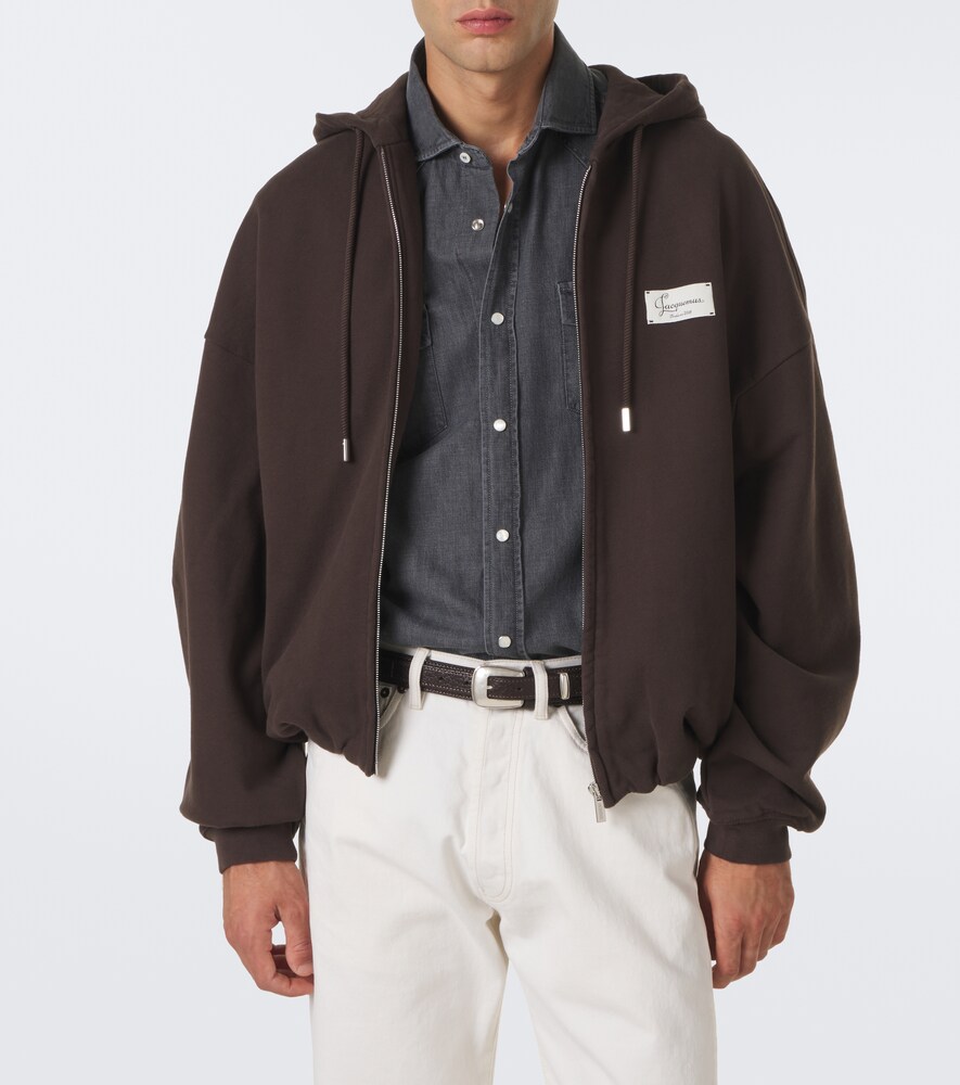 Corso Oversized Cotton Fleece Hoodie