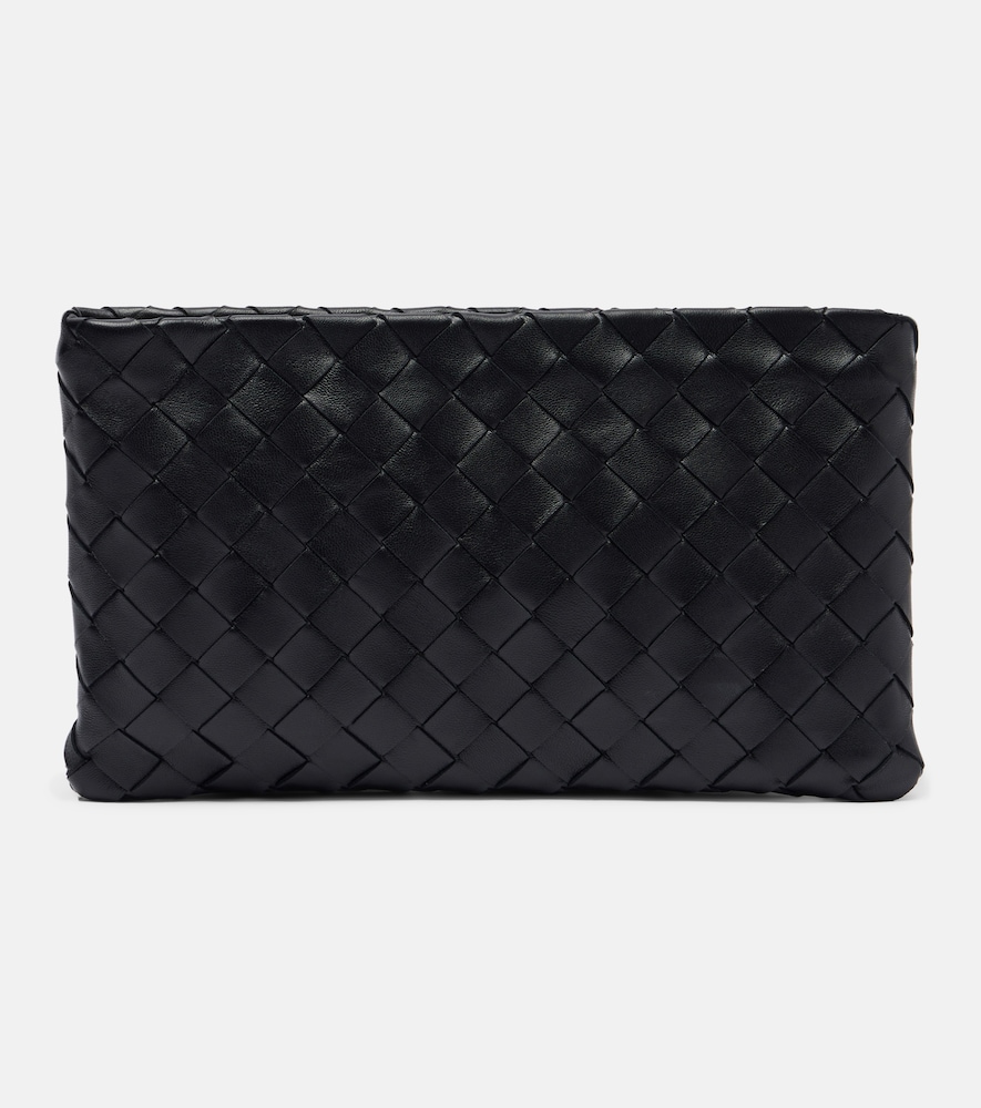 Clutch Intreccio aus Leder