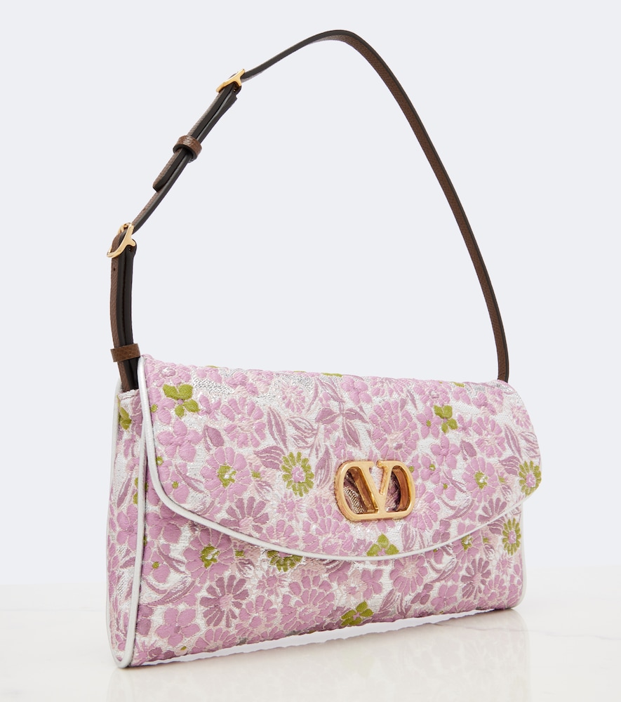 Garavani Devain Small Floral Shoulder Bag