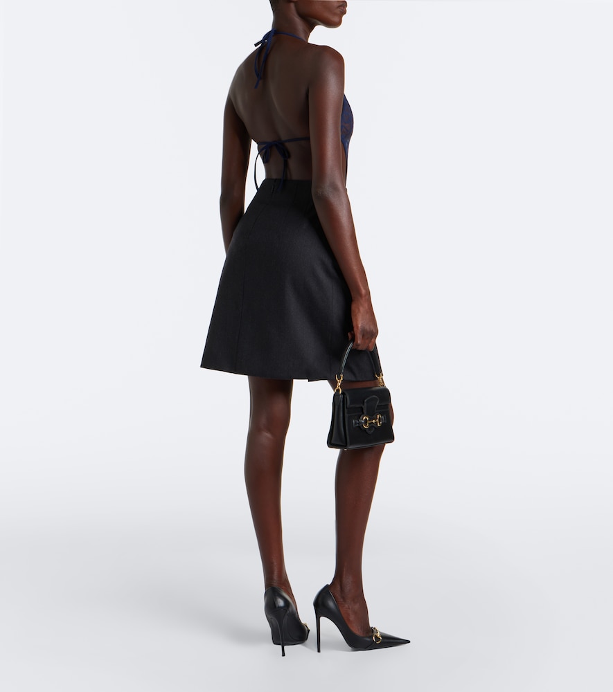 Wool-Blend Miniskirt