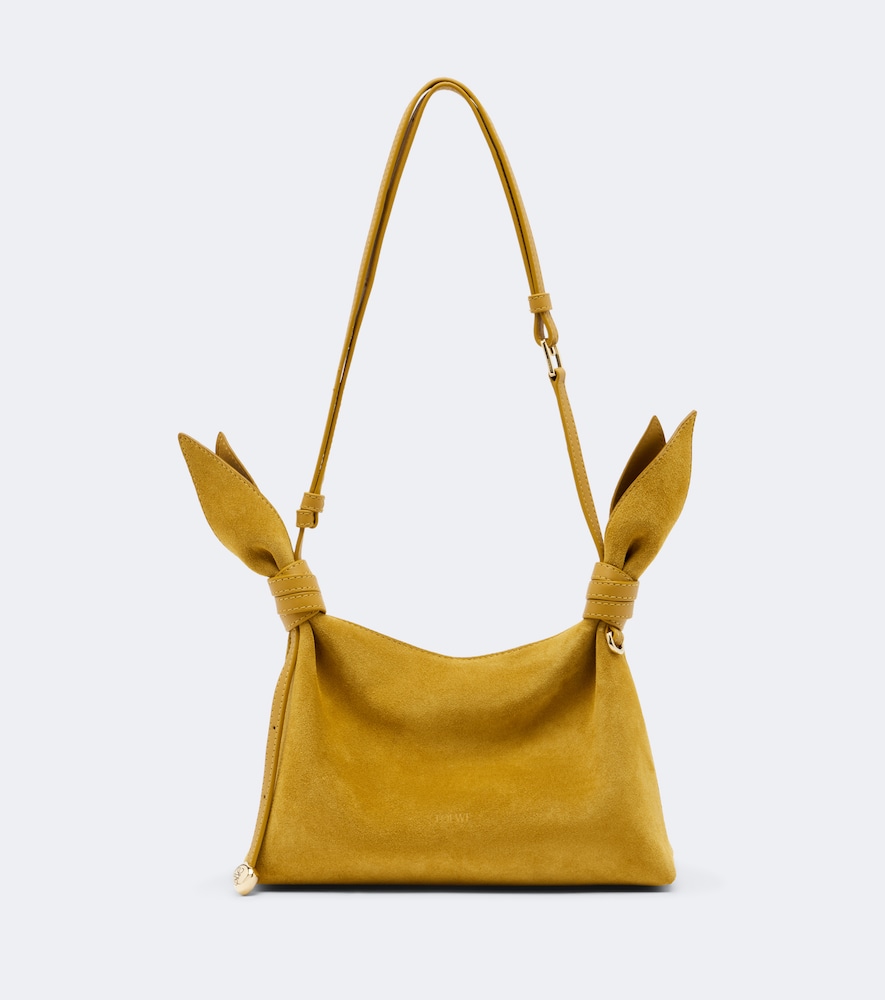 Borsa a spalla Scarf Mini in suede