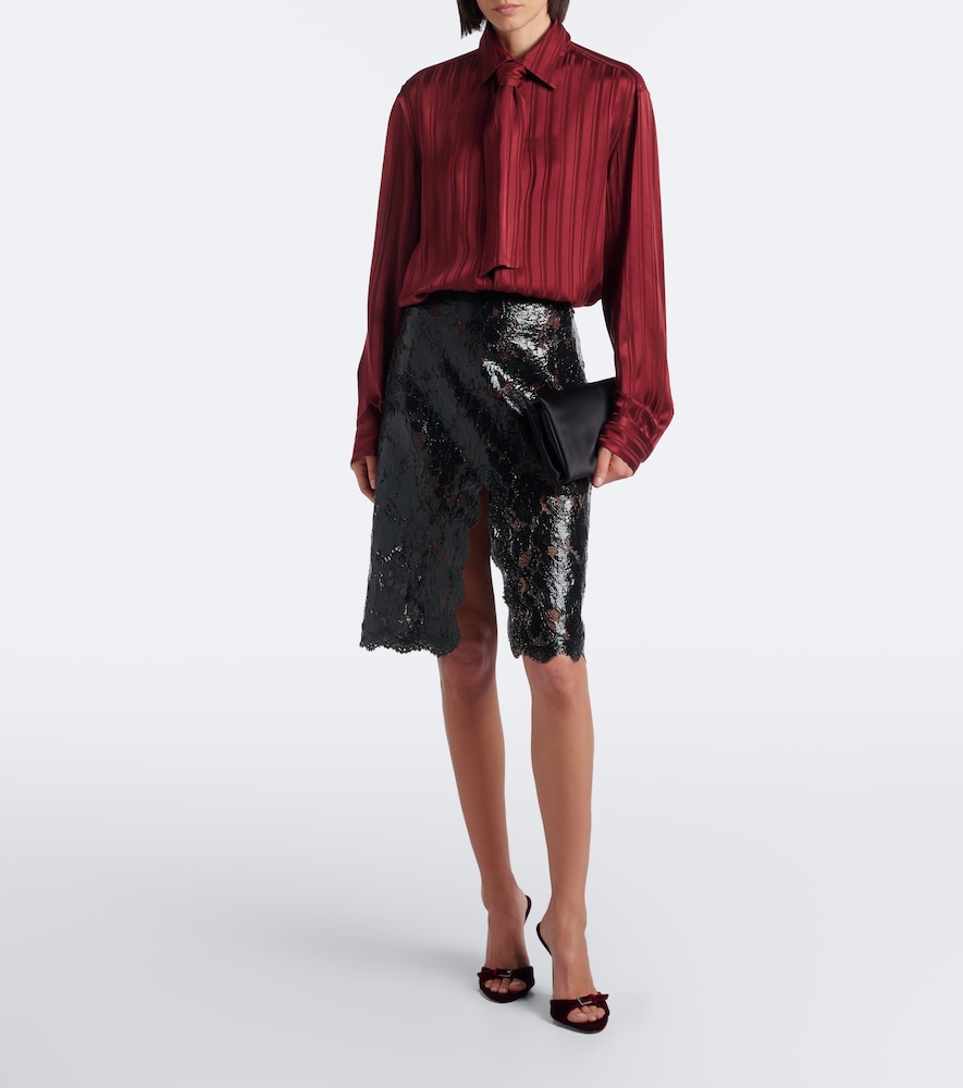 Lidia Buckle Embellished Velvet Mules