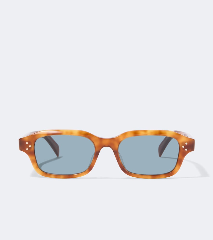 Celine 3 Dots Rectangular Sunglasses In Brown