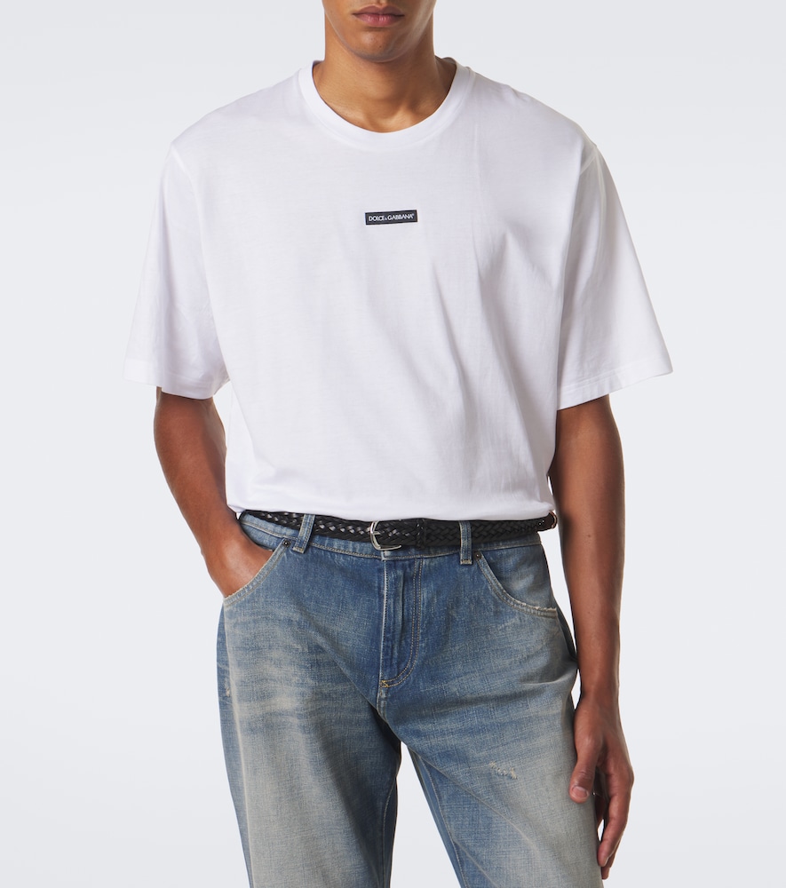 Dolce&Gabbana Logo Cotton Jersey T-Shirt