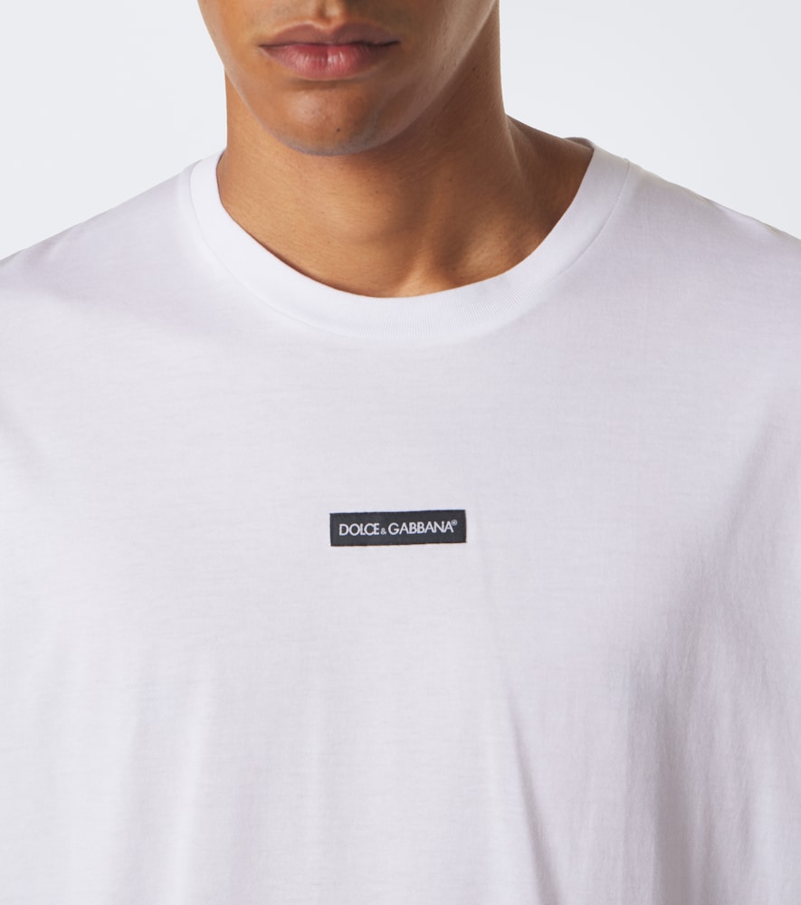Dolce&Gabbana Logo Cotton Jersey T-Shirt
