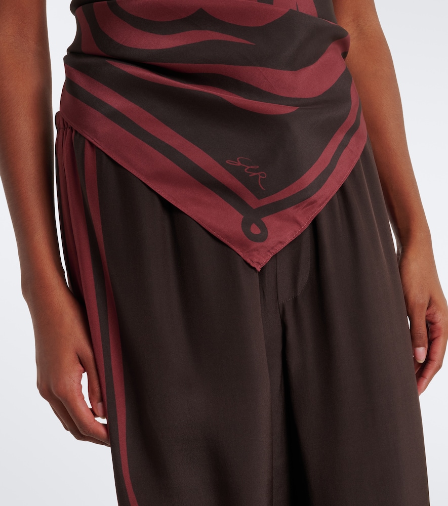 Satin Scarf Top